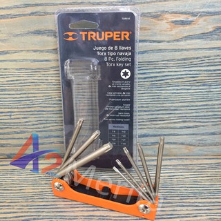 Bộ lục giác xếp đầu sao 8 chi tiết T9-T40 Truper 15569 (TORX-8)