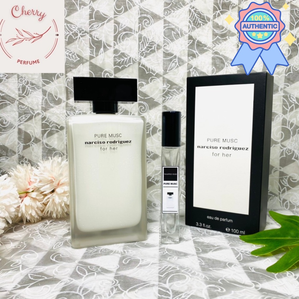 Nước Hoa Nữ 𝐍𝐚𝐫𝐜𝐢𝐬𝐨 𝐑𝐨𝐝𝐫𝐢𝐠𝐮𝐞𝐳 Trắng 𝐏𝐮𝐫𝐞 𝐌𝐮𝐬𝐜 𝐅𝐨𝐫 𝐇𝐞𝐫 𝐄𝐃𝐏_5ml/10ml/20ml_rubyyy_1993