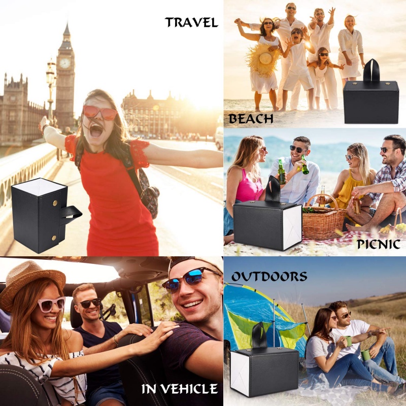 Hộp Da PU 2 / 3 / 6 Ngăn Đựng Mắt Kính Tiện Dụng