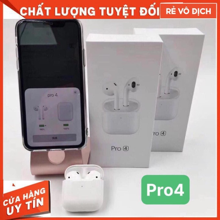Tai Nghe Bluetooth Không Dây Pro 4 Phù Hợp mọi Loại Máy Nghe Nhạc Cực Hay.