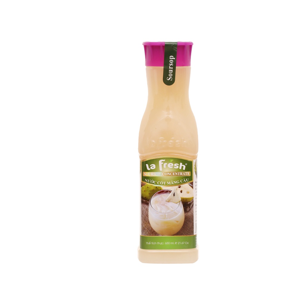 Nước cốt Lafresh Mãng Cầu (Soursop Concentrate) 650ml