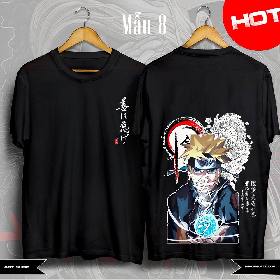 Bộ sưu tập áo thun anime, áo thun Onepiece Zoro Ace, áo thun Naruto Itachi thun cotton 4 chiều giá rẻ
