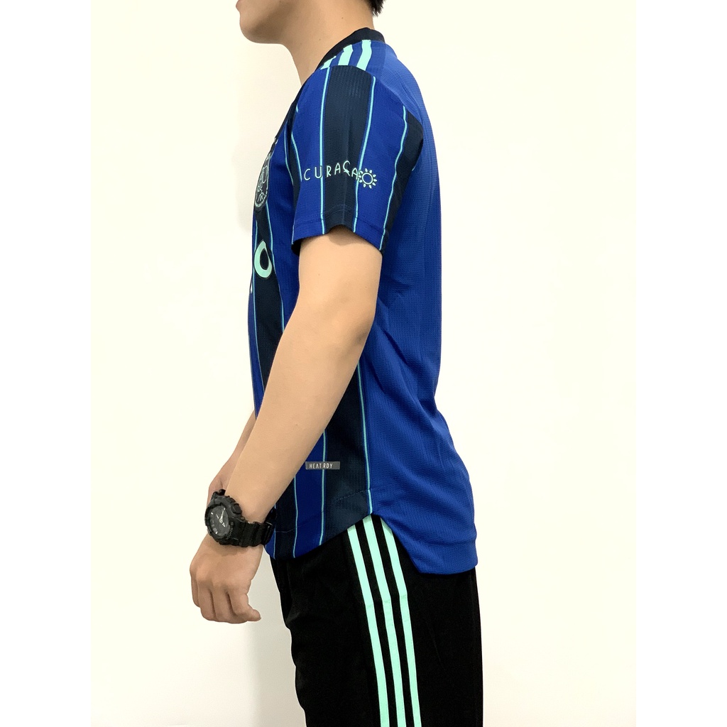 Áo Ajax Amsterdam màu xanh - đen mẫu mới 2021- 2022 sân khách