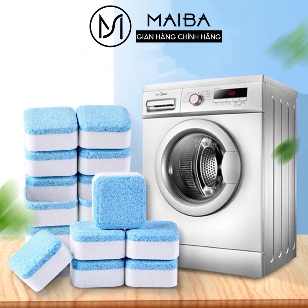 Viên Tẩy Lồng Máy Giặt MAIBA, Vệ Sinh Khử Mùi Tẩy Sạch Lồng Giặt