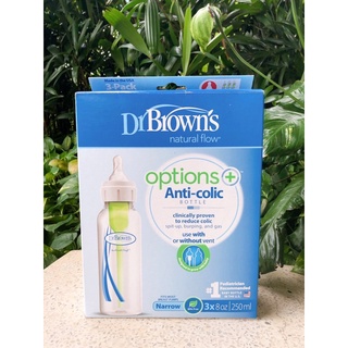 Bình sữa Dr Brown’s Option Plus cổ hẹp 120ml 250ml [có đổi Sz ty]