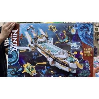 Đồ chơi xếp hình ninjago 71756 90022 Tàu ngầm hydro bounty