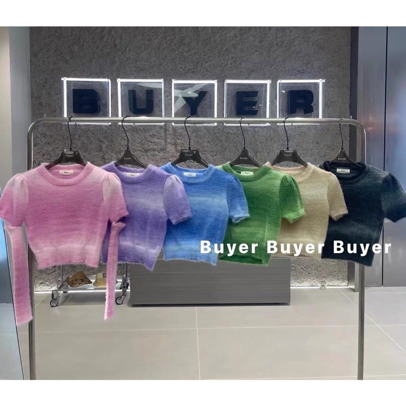 set áo len dệt kim loang màu kèm găng tay xỏ ngón (1607#)