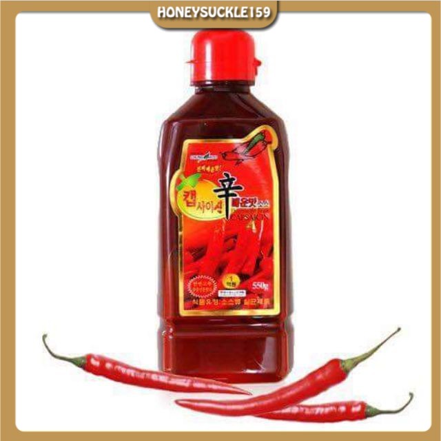 TINH DẦU ỚT Capsaicine NẤU MÌ CAY NHẬP KHẨU HÀN QUỐC 550G