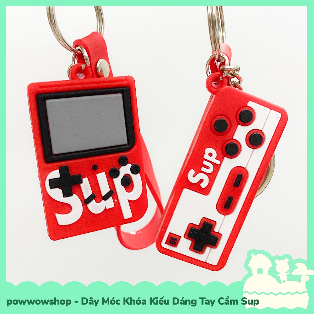 [Sẵn VN - Hỏa Tốc] Dây Móc Khóa PVC Kiểu Dáng Máy Chơi Game / Tay Cầm Phong Cách Sup