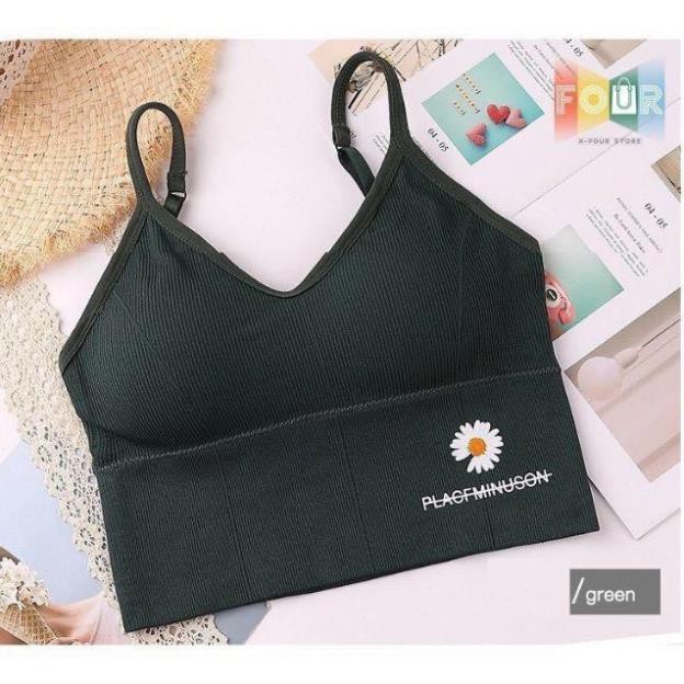 Áo Bra Tập Gym Yoga 2 Dây Họa Tiết Hoa Cúc Trẻ Trung Năng Động Cá Tính - CA843 C | BigBuy360 - bigbuy360.vn