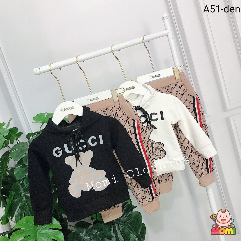 Bộ nỉ gấu Gucci cao cấp - A51 - HÀNG QUẢNG CHÂU LOẠI 1