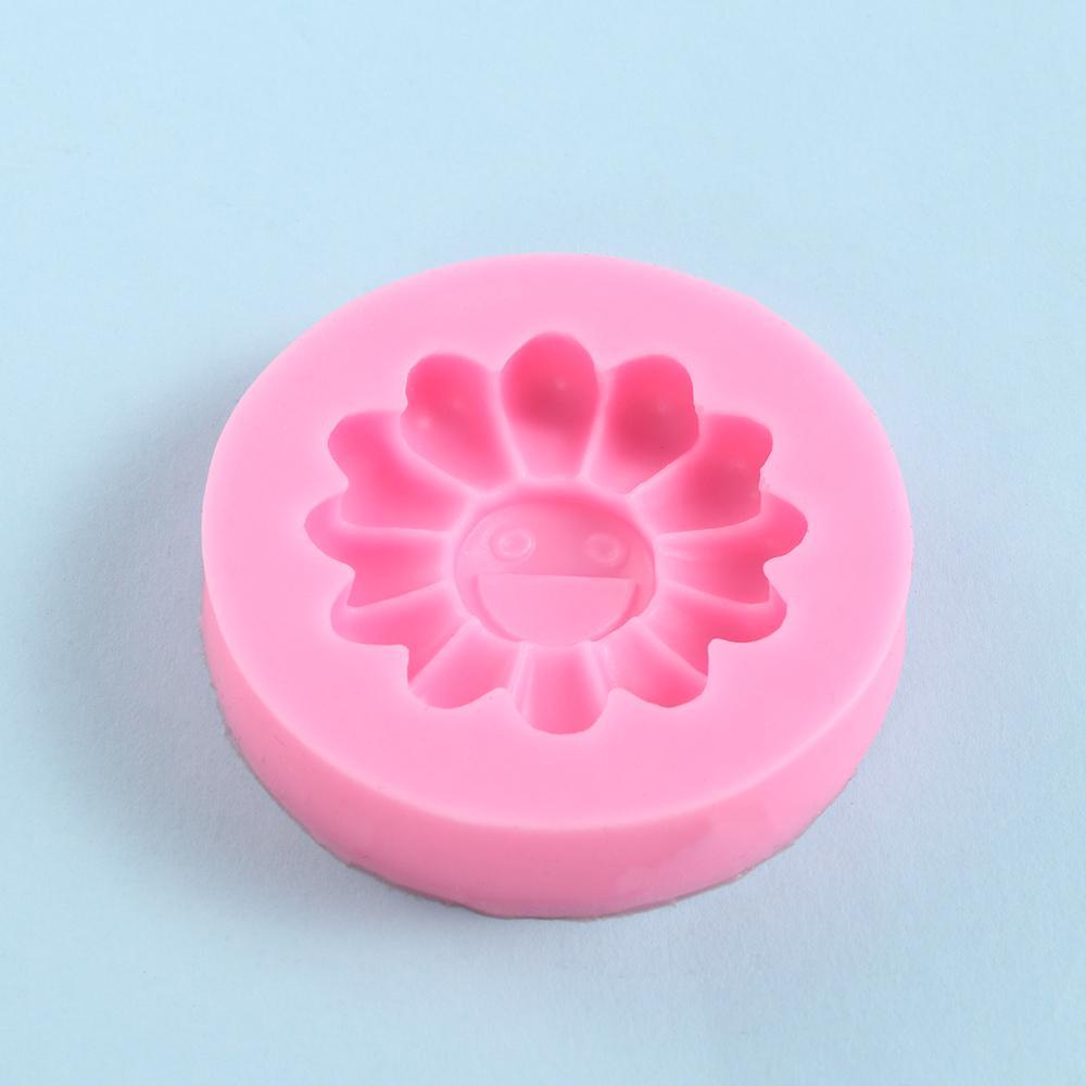 Khuôn Silicone Hình Hoa Hướng Dương Làm Mặt Dây Chuyền Epoxy Resin