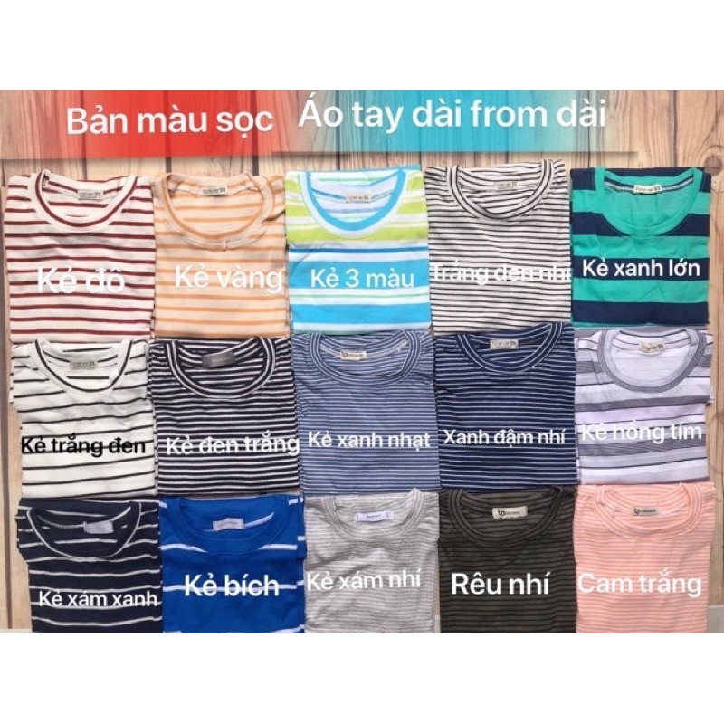 ÁO THUN TAY DÀI FROM DÀI THUN GÂN ÔM BODY (20màu) NoBrandCotton