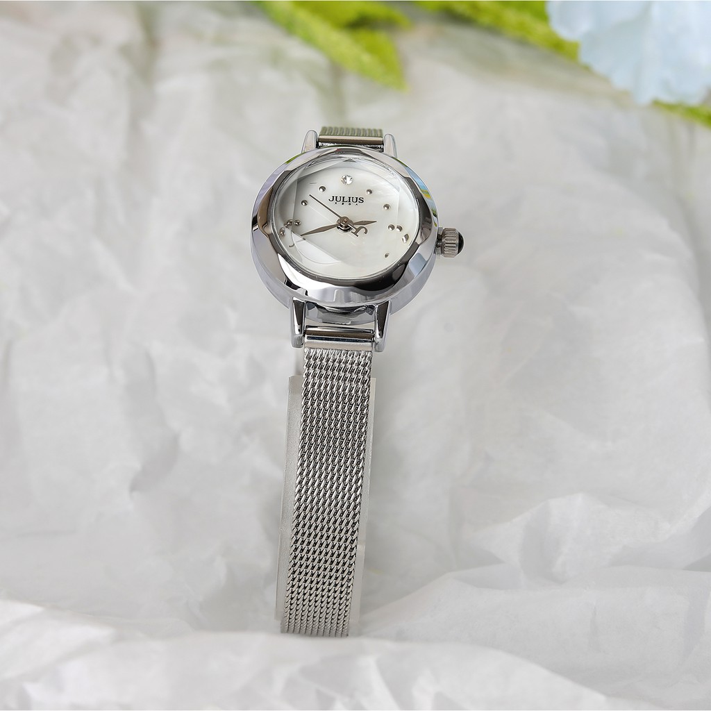 Đồng hồ nữ JULIUS JA482 dây thép vàng | Julius Official | BigBuy360 - bigbuy360.vn