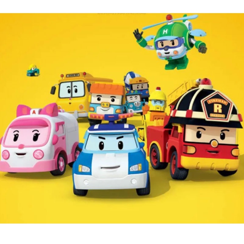 Bộ mô hình đội xe cứu hộ - Xe Cứu Hộ Robocar Poli