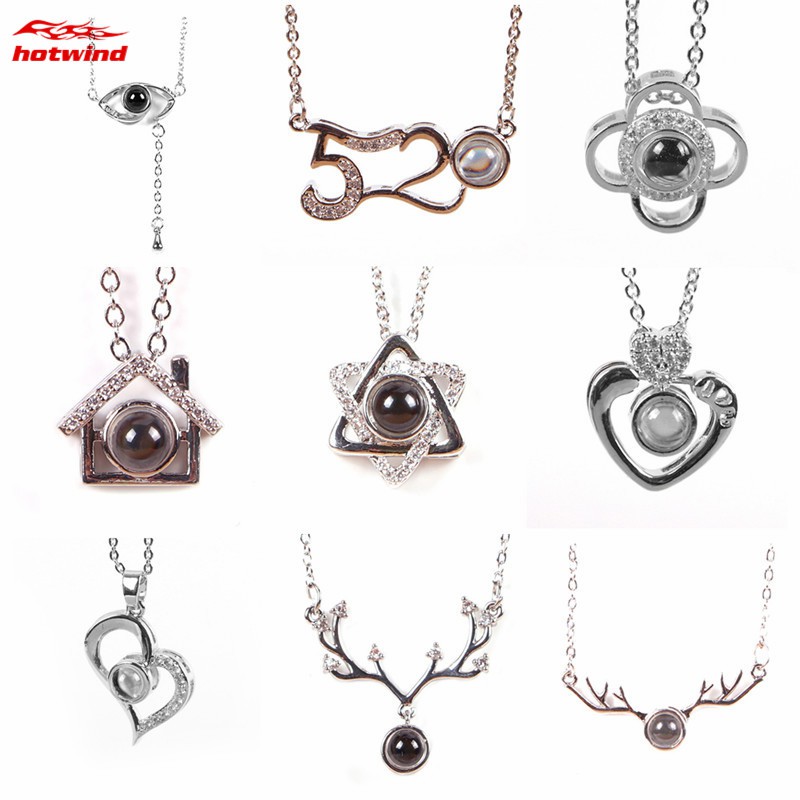 Dây chuyền kim loại họa tiết xinh xắn kiểu dáng hợp thời trang