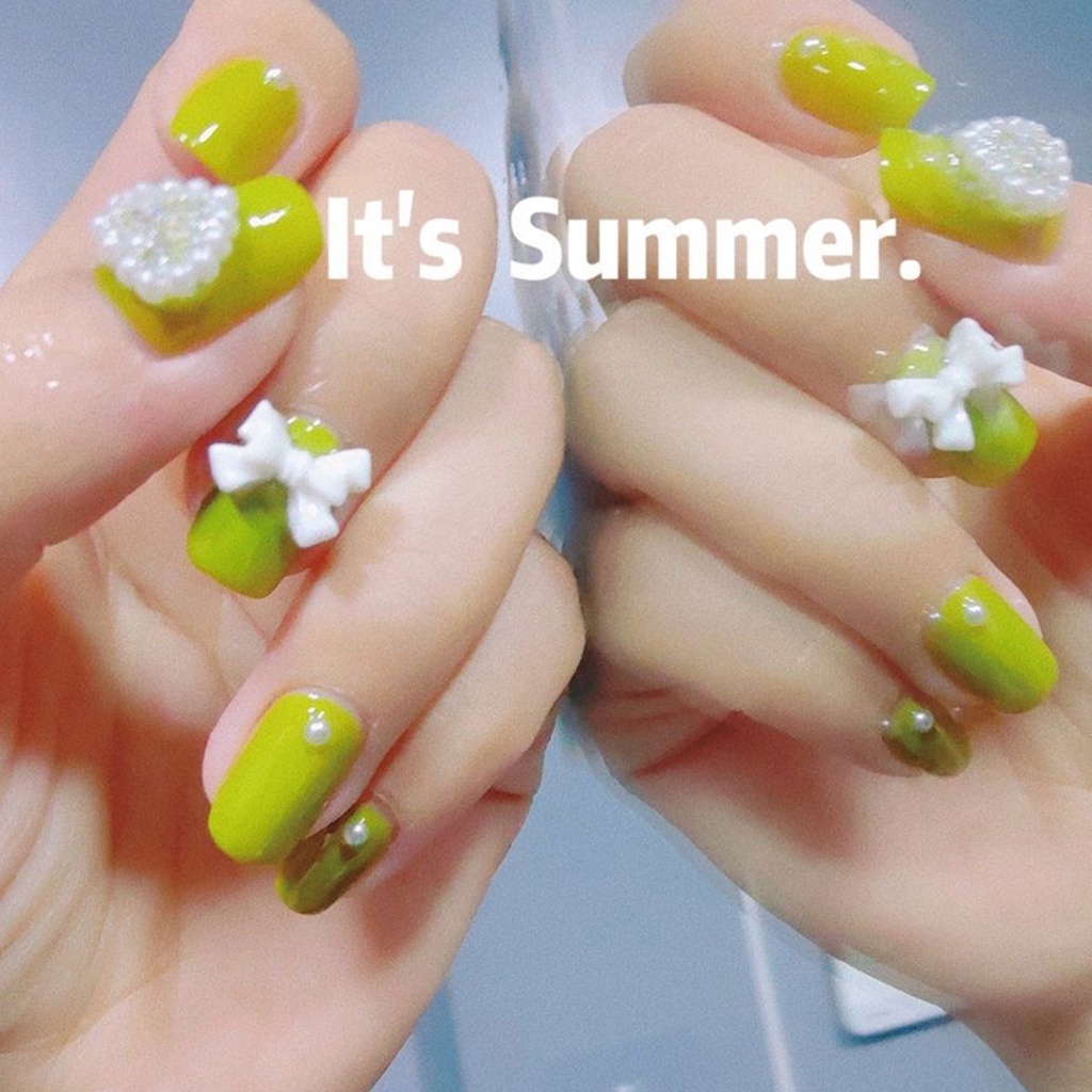 [Hàng mới về] Set 20 Nơ 3d Nhiều Màu Trang Trí Móng Tay Dành Cho Nữ