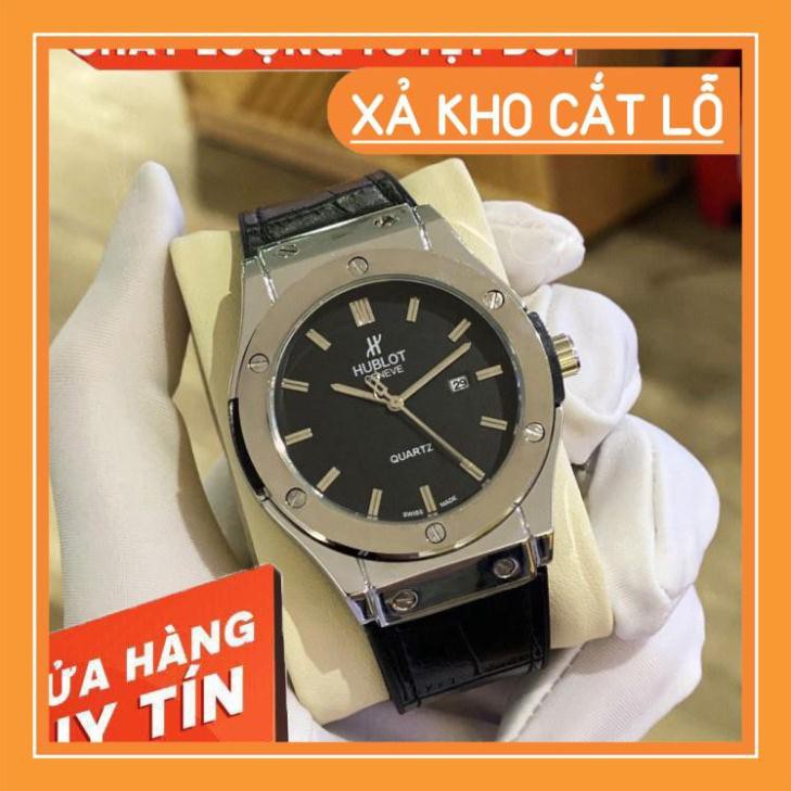 (Hublot)  Đồng hồ nam Hublot - máy pin - nam Size 42 mm Hàng có bảo hành 12 tháng