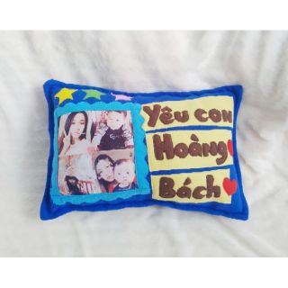 Gối nằm handmade in ảnh