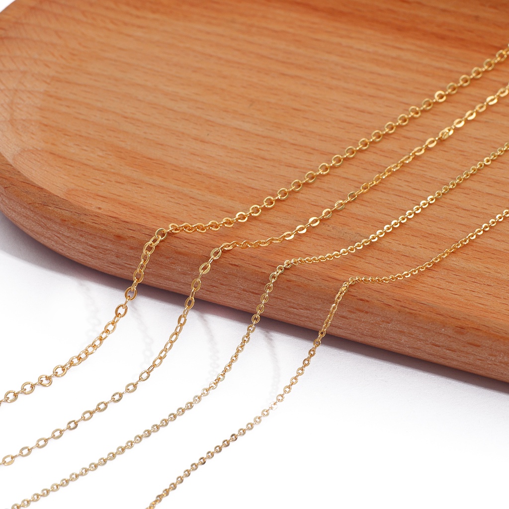 Vòng cổ Mạ Vàng 18k 1 / 1.3 / 1.5 / 2mm 1m