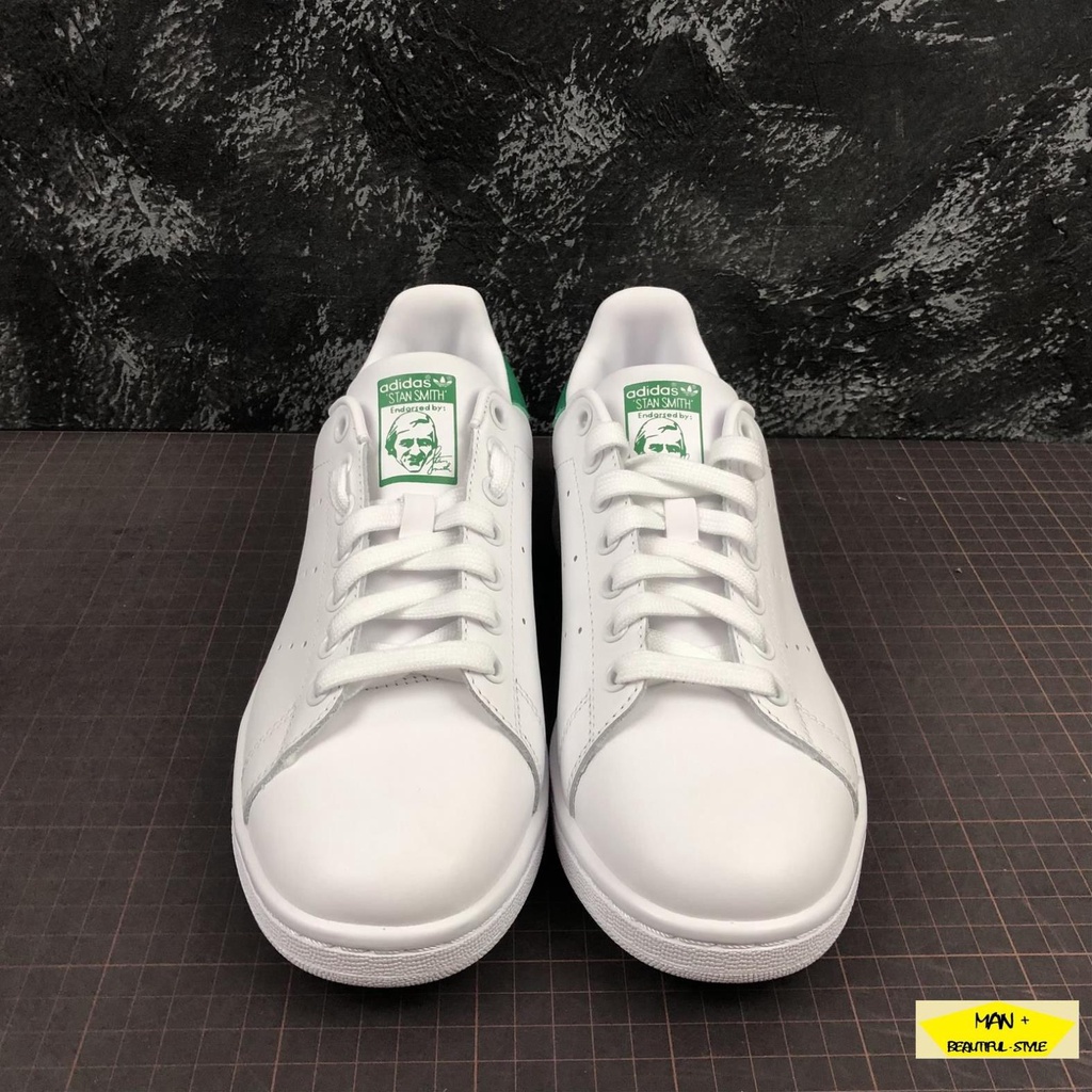 Giày thể thao sneaker Stan Smith trắng gót xanh lá bản cao cấp năng động, cá tính dành cho nam nữ