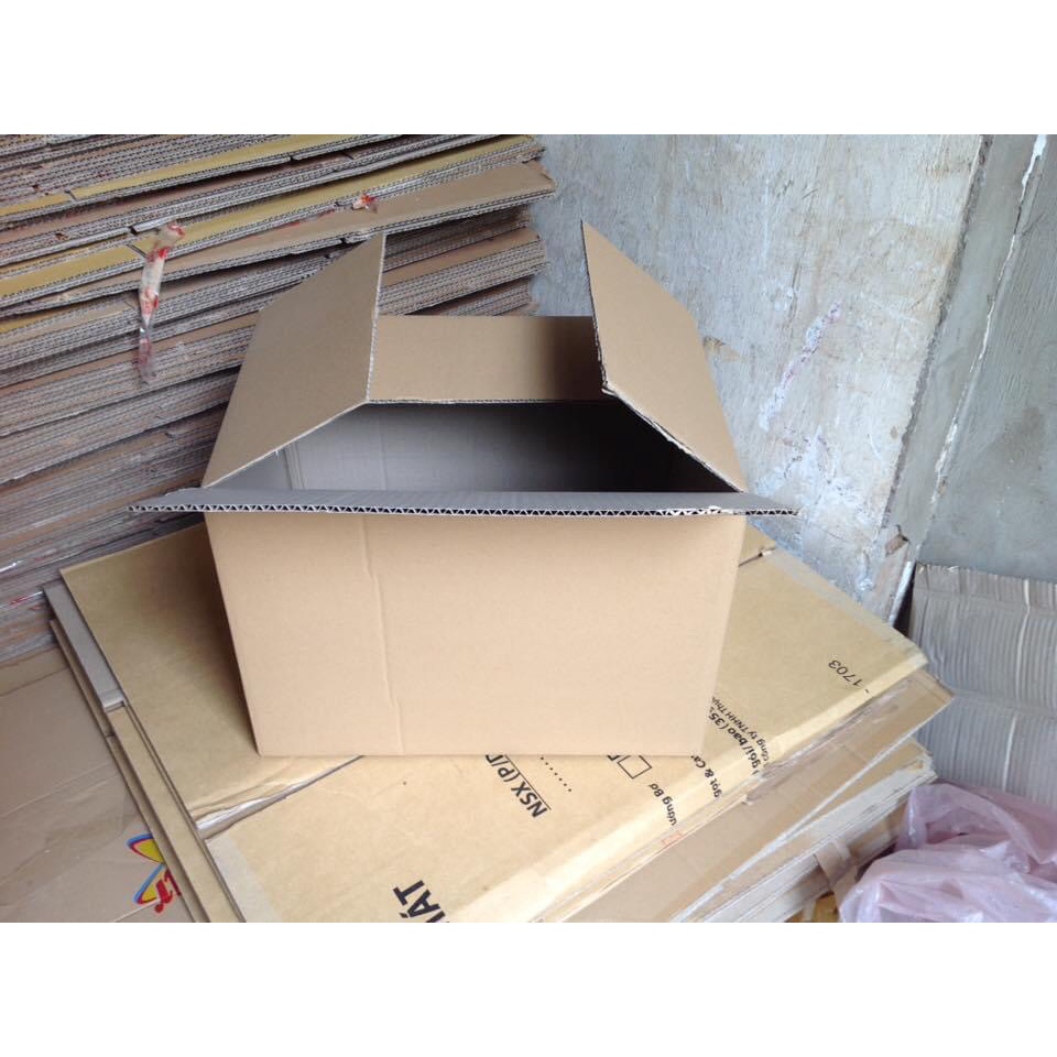 30x25x25 - Combo 10 hộp carton 3 lớp giá rẻ đóng hàng tại Hà Nội