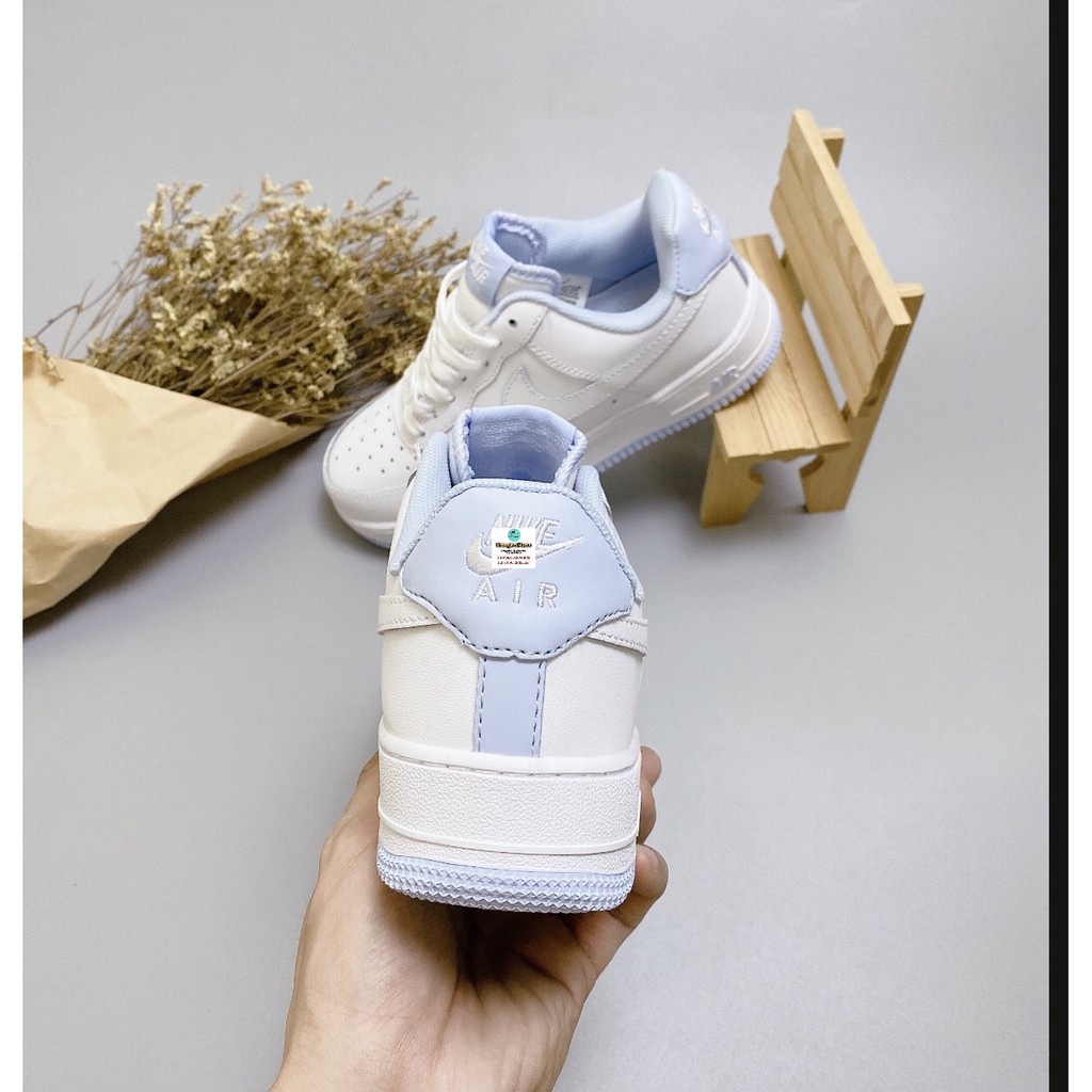 Giày AF1 [Chuẩn 1.1] trắng xanh,  đế cao 3cm , size 36-44 cả nam và nữ full box.Hunger.Store hn | BigBuy360 - bigbuy360.vn
