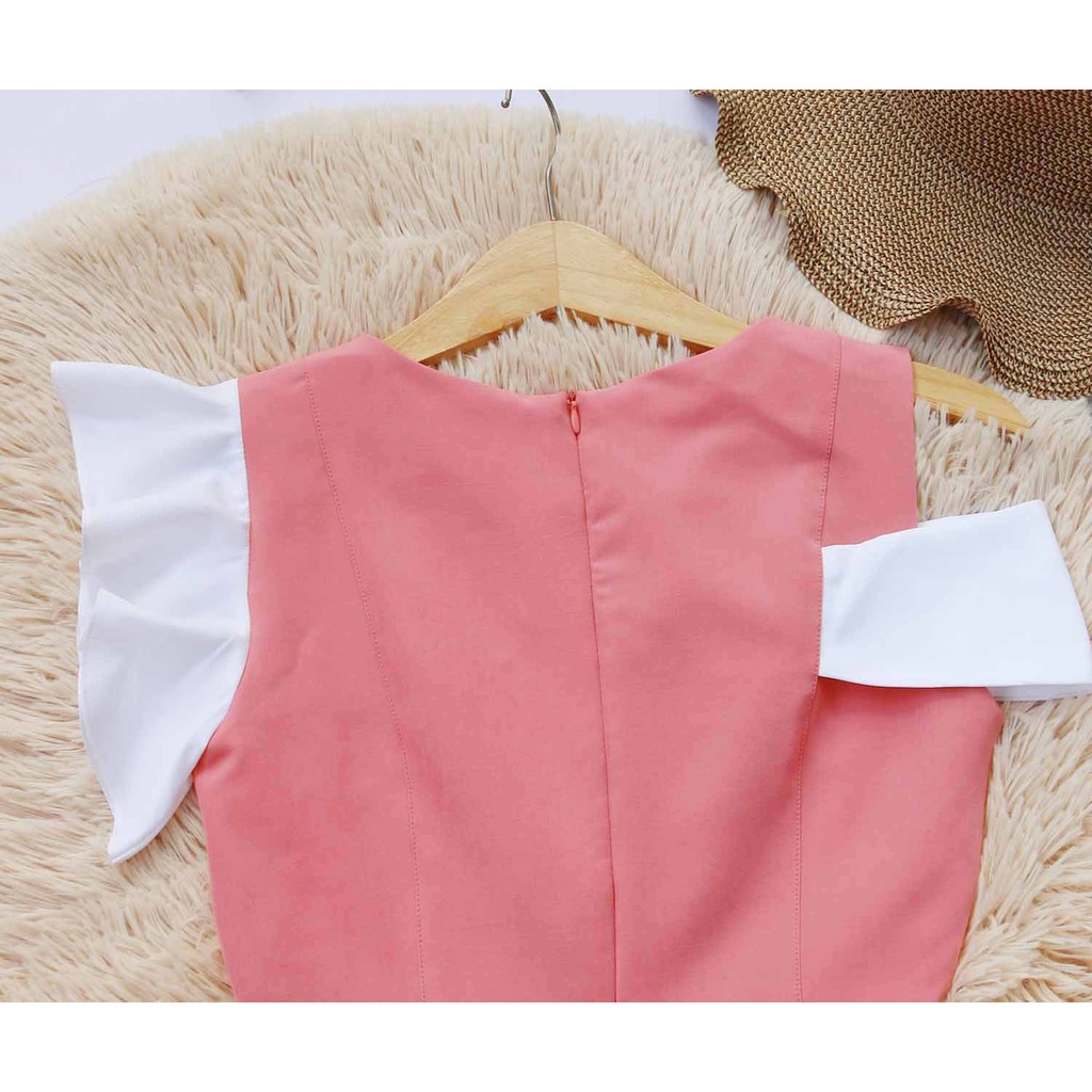 [Mã SKAMA06 giảm 8% tối đa 50K đơn 250K] Đầm hồng che bụng mỡ HACK DÁNG | BigBuy360 - bigbuy360.vn