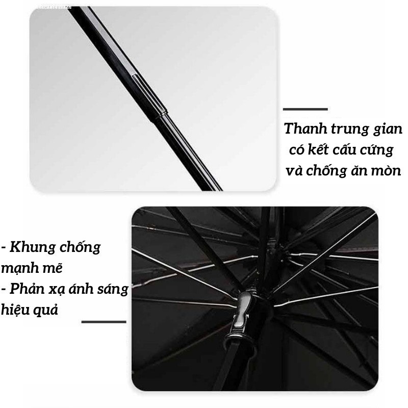 Ô Che Nắng Ô Tô Dù Che Nắng Kính Lái Xe Hơi Bảo Vệ Toàn Diện Ngăn Tia Cực Tím LEON OFFICIAL | BigBuy360 - bigbuy360.vn