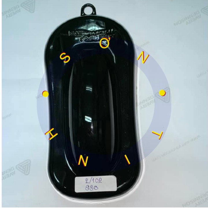 Sơn xịt sơn xe máy Samurai S30 màu đen _BLACK