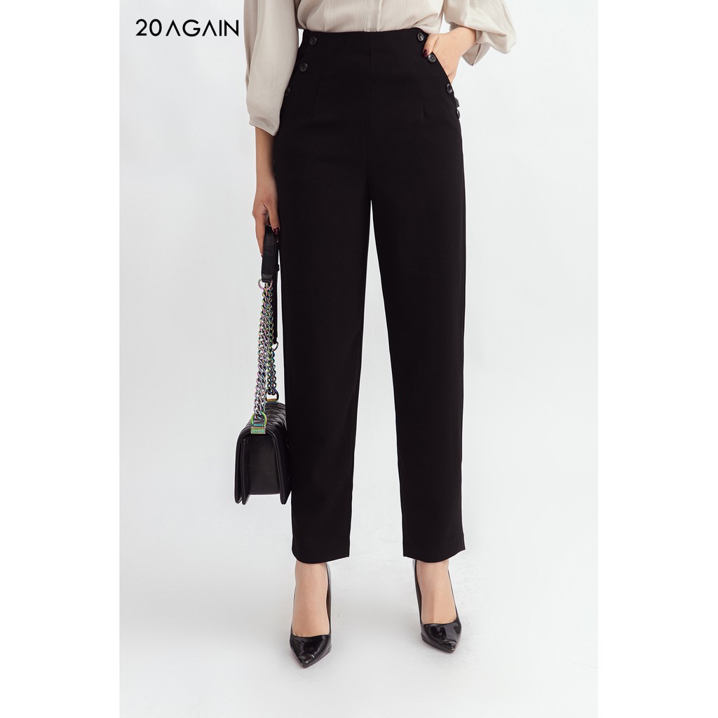 Quần baggy túi đính cúc 20AGAIN - QAA0986 | BigBuy360 - bigbuy360.vn