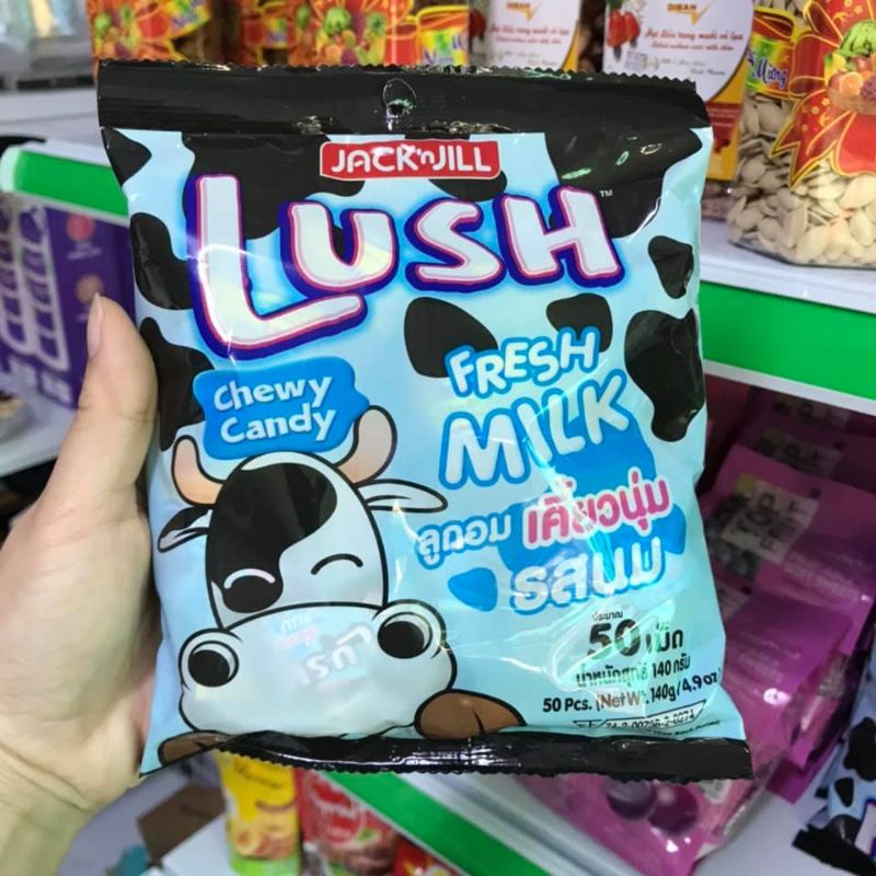 Kẹo Lush vị Socola, Sữa bò Thái Lan 50 viên