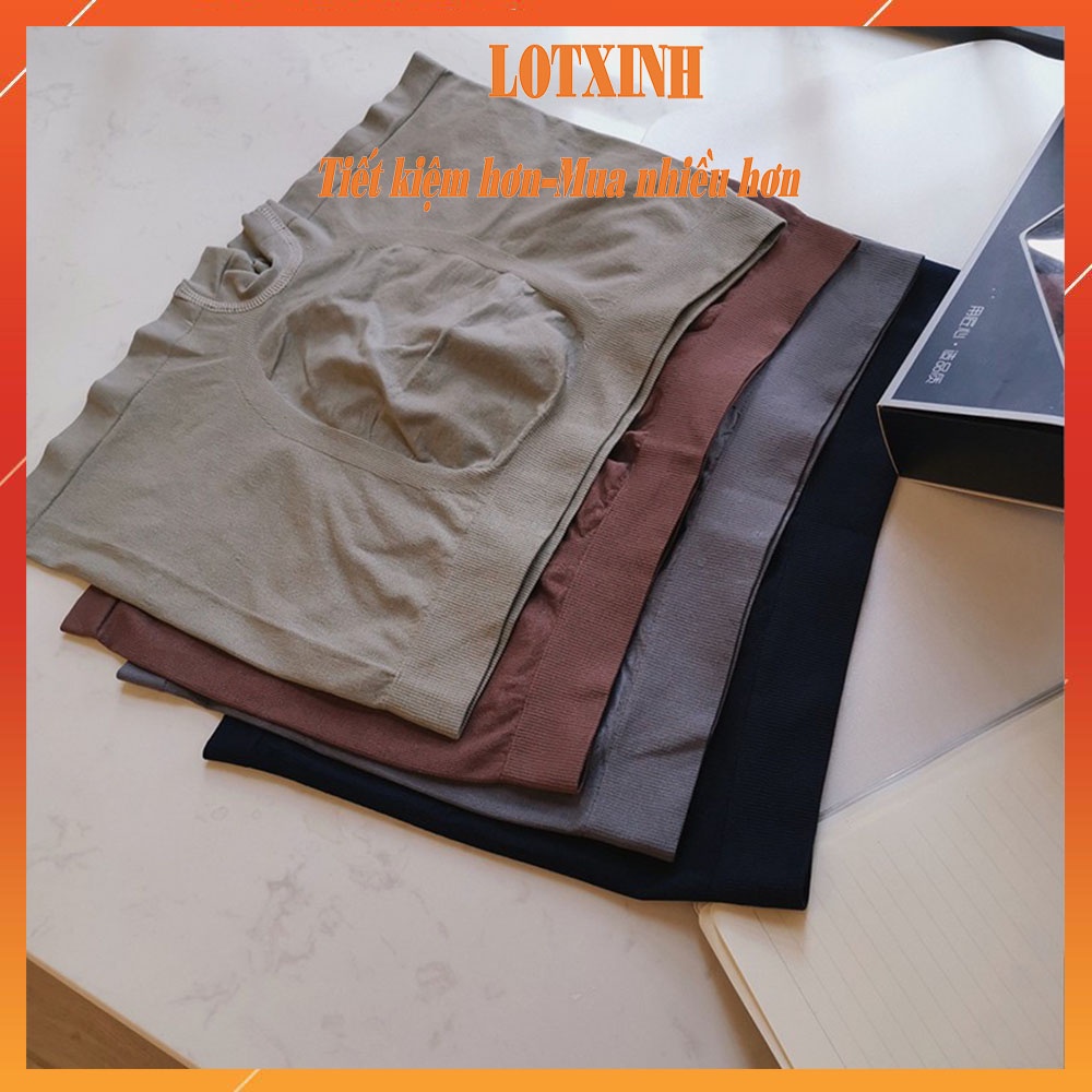 SET 3 Quần sịp đùi nam, quần lót boxer nam Dệt kim co dãn 4 chiều thấm hút tối đa LOTXINH