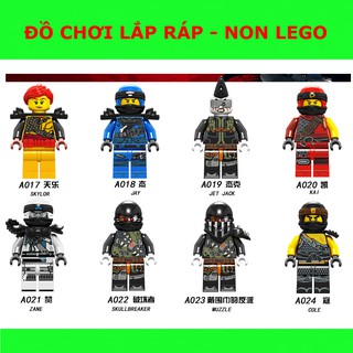 Minifigures Các Nhân Vật Ninja A017 A018 A019 A020 A021 A022 A023 A024 - Đồ Chơi Xếp Hình