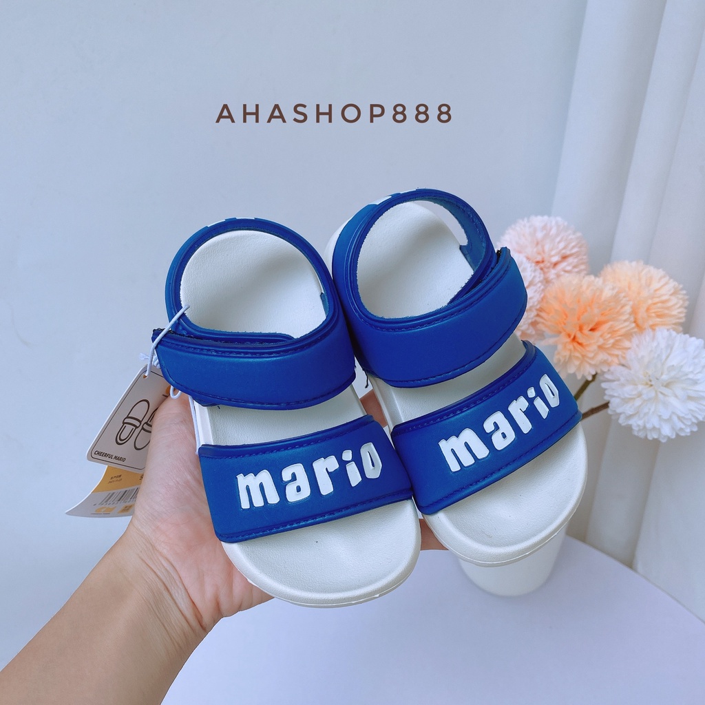 Dép Sandal Đế Siêu Nhẹ Siêu Êm Chính Hãng Mario Cho Bé Trai 2-5 Tuổi K132