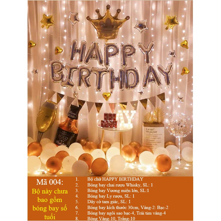 Combo bóng bay sinh nhật, trang trí tiệc thôi nôi siêu dai và cực kỳ cute #11