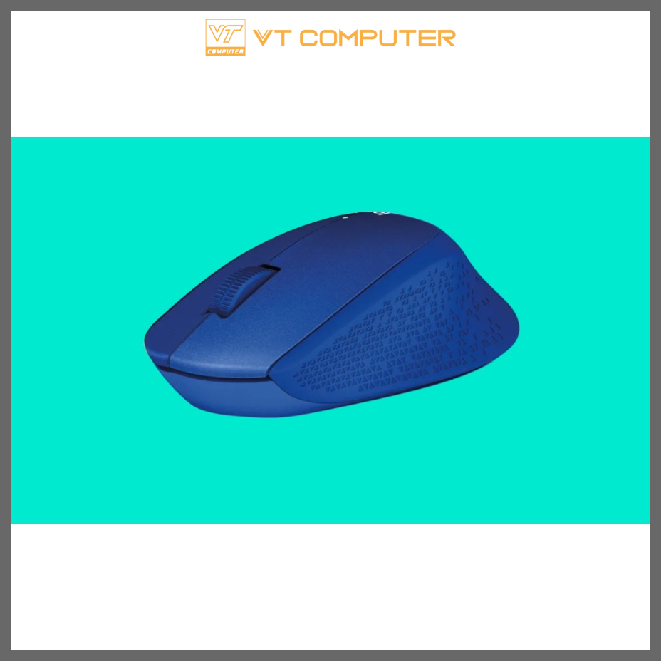 Chuột Không Dây Logitech M331 / Wireless 2.4Ghz / Xanh Đen / Bảo Hành 24 Tháng