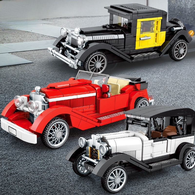 Mô Hình Lắp Ráp Lego Xe Hơi Cổ Điển Hoài Niệm