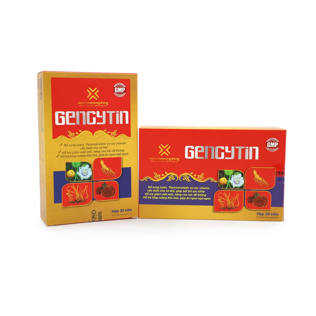 Viên uống GENCYTIN  Tăng cường sức đề kháng, bồi bổ cơ thể