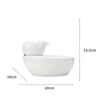Thác Nước Phong Thủy Gốm Sứ Cá Chép Và Sen