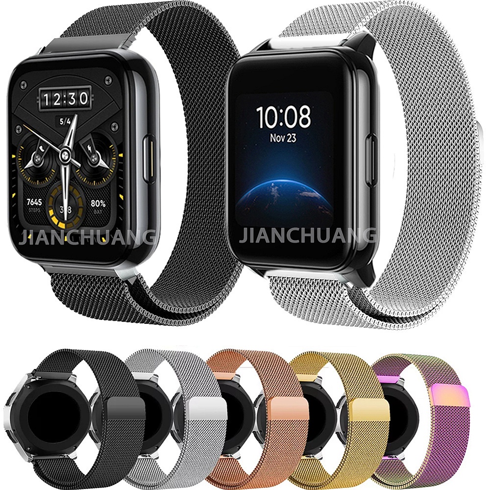 Dây đeo 22mm Milanese dành cho đồng hồ thông minh Realme Watch 2 / 2 Pro / S / S Pro