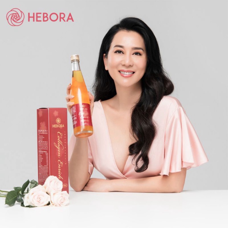 Collagen Hebora Enrich - Nước Uống Làm Đẹp Da, Trẻ Hoá, Giảm Nhăn Ngăn Ngừa Lão Hoá