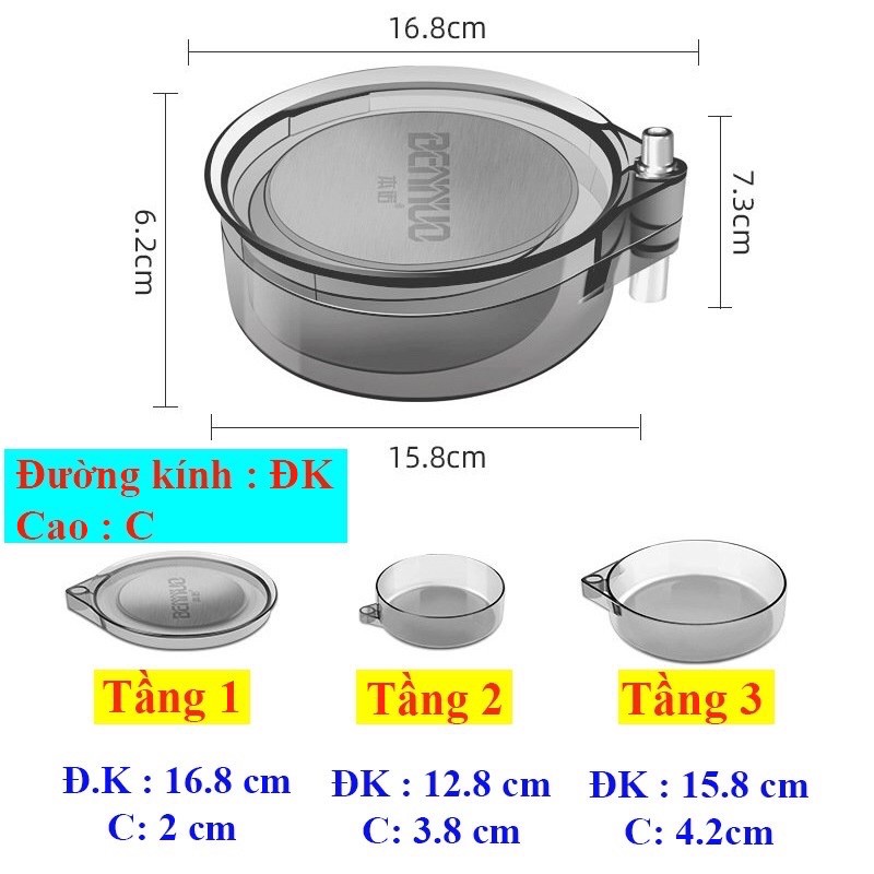 Khay Đựng Mồi Câu Cá. Khay Trộn Mồi Câu Đài Câu Đơn Đầy Đủ Phụ Kiện. Khay 2 Tầng, 3 Tầng Cao Cấp