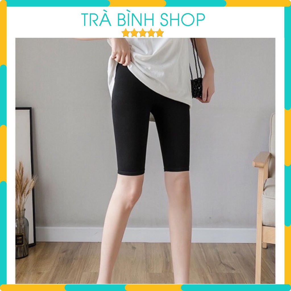 Quần Legging Ngố Lưng Thun Hai Chiều Siêu Co Dãn