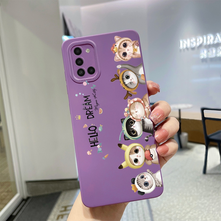 Ốp Điện Thoại Silicon TPU Mềm Chống Sốc Hình Đôi Mắt Đại Bàng Cho Samsung Galaxy A21S A31 Samsung A 21 S A 31