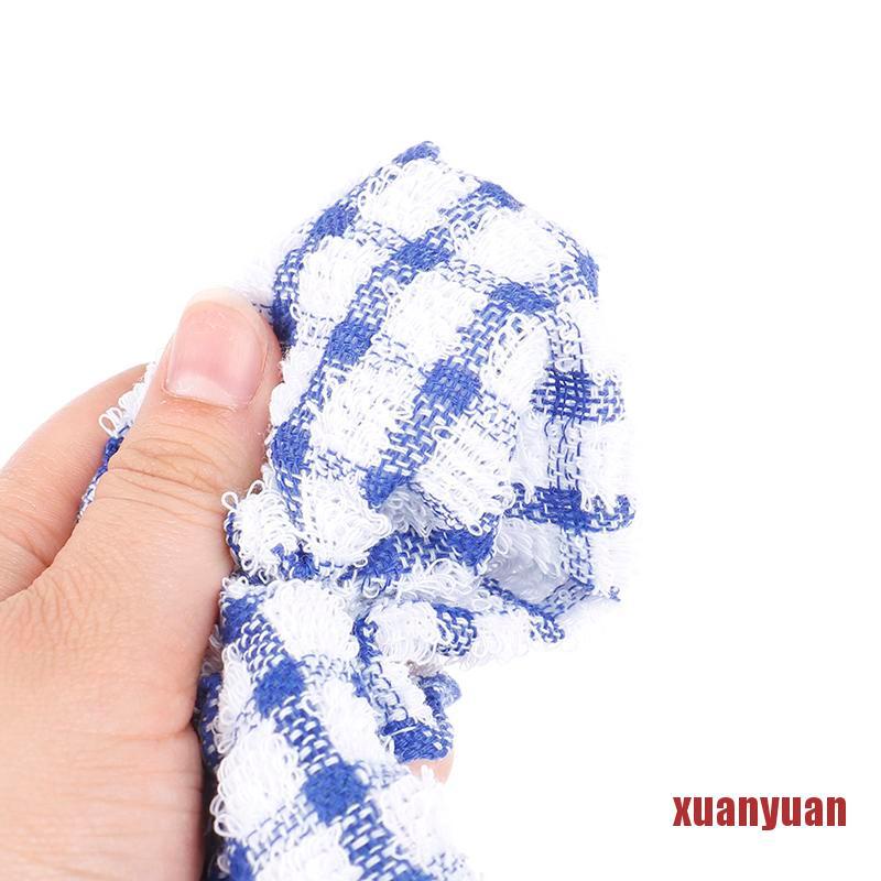 Set 6 Khăn Lau Vải Cotton Thấm Hút Tốt Tiện Dụng Cho Nhà Bếp / Nhà Hàng