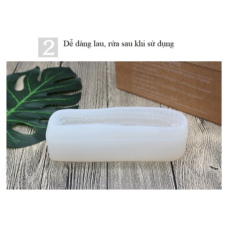 Khuôn bánh, khuôn silicon mẫu trái bắp - POPPY STORE