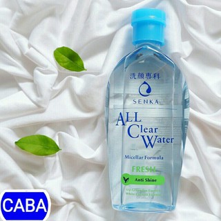 Nước tẩy trang Senka All Clear Water Miceller Formula Fresh 230ml (Code 15288)