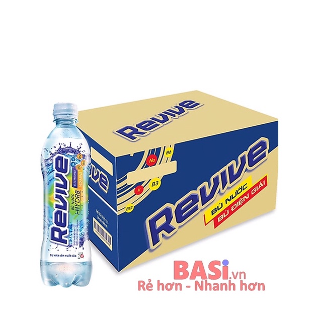 [ Mua nhiều hỗ trợ giảm giá] Lốc 6 chai Nước bù khoáng Revive muối khoáng 500ml bỗ sung nước cho cơ thể