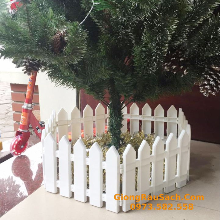 Hàng rào nhựa trang trí Noel